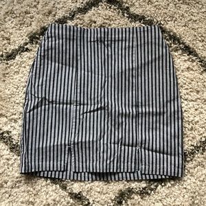 Hollister High Rise Striped Skirt